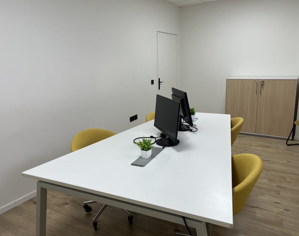 Bureau partag&eacute; lumineux pour installer une petite entreprise &agrave; La Coloc &agrave; Pau.